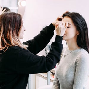 Working On Makeup Free Img